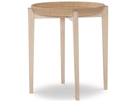Century Furniture Curate Round Wood Peninsula End Table