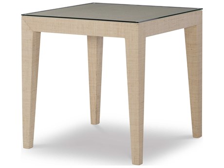 Century Furniture Curate Square Glass Natural End Table