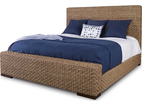 Century Furniture Curate Brown Mahogany Wood King Panel Bed