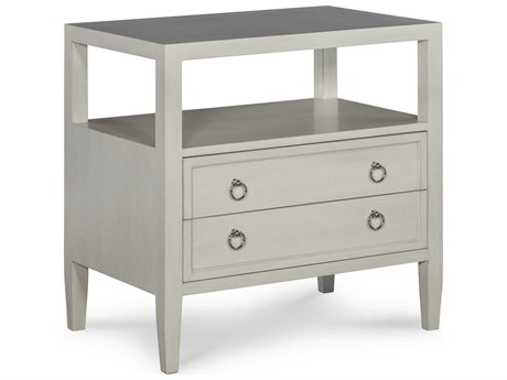 Century Furniture Curate 2-Drawers White Nightstand