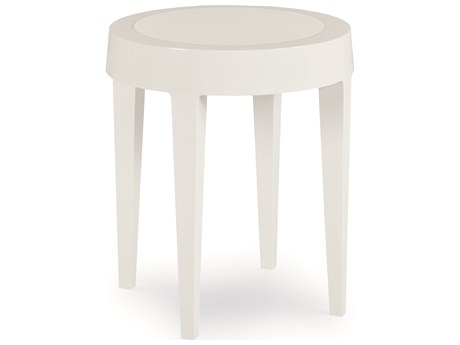Century Furniture Allison Paladino Sail Round Glass End Table