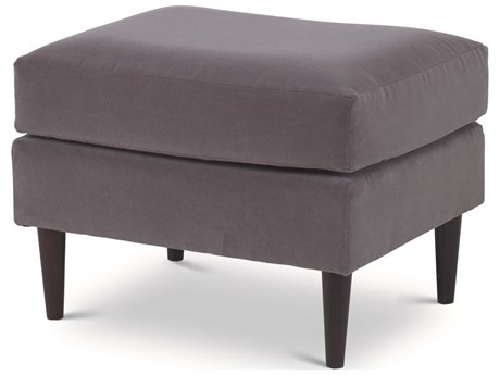 Century Furniture Espresso Upholstered Ottoman