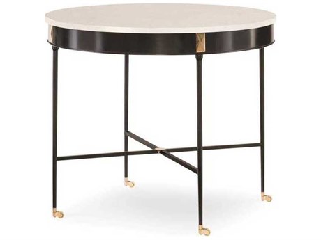 Century Furniture Windsor Smith Round Marble End Table