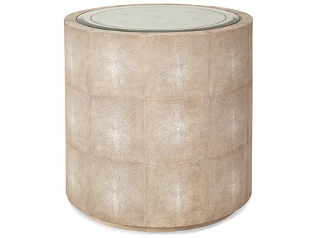 Century Furniture Monarch Round Glass End Table