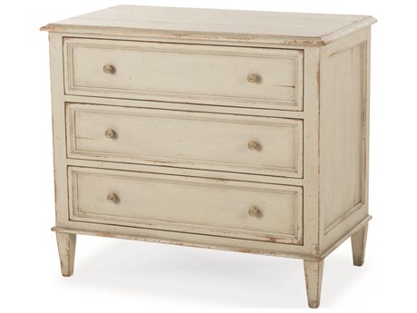 Century Furniture Monarch 3-Drawers Gray Acacia Wood Nightstand