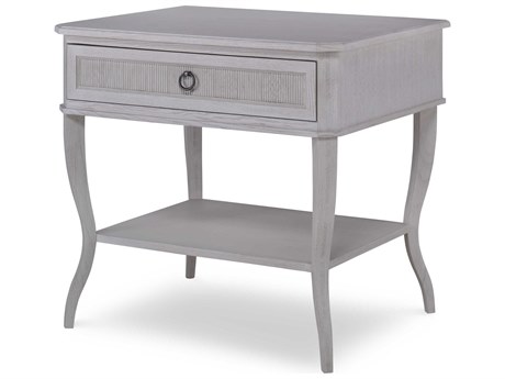 Century Furniture Monarch 1-Drawer Gray Ash Wood Nightstand