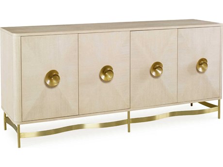 Century Furniture Monarch 72" Oak Wood Credenza Sideboard