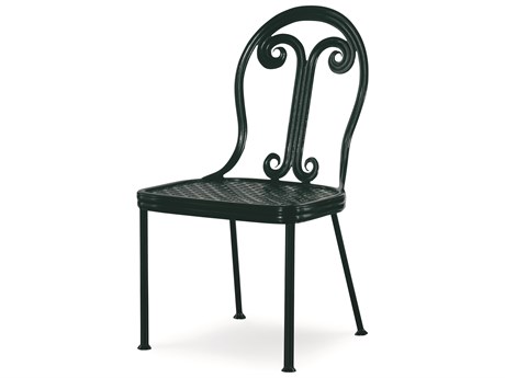 Century Outdoor Thomas O'Brien Augustine Litchfield Green Aluminum Dining Side Chair
