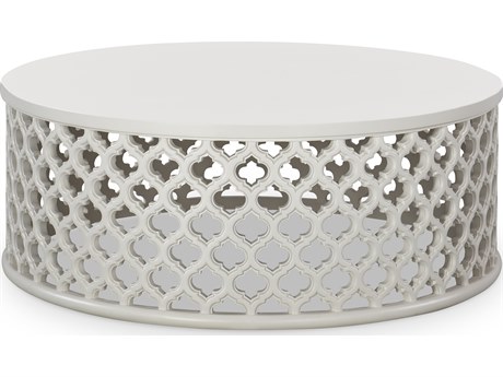 Century Outdoor Complements Cast Concrete Dupre Round Coffee Table