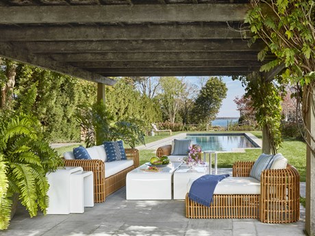 Century Outdoor Carrier And Company Aluminum Cushion Lounge Set