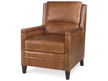 Century Furniture Trading Company Brown Leather Accent Chair