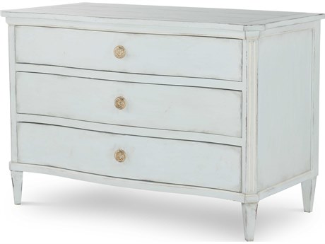 Century Furniture Grand Tour Antique Grey Brass Accent Chest