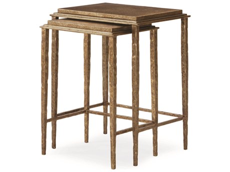 Century Furniture Grand Tour Rectangular Metal End Table