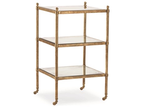 Century Furniture Grand Tour Square Mirror End Table