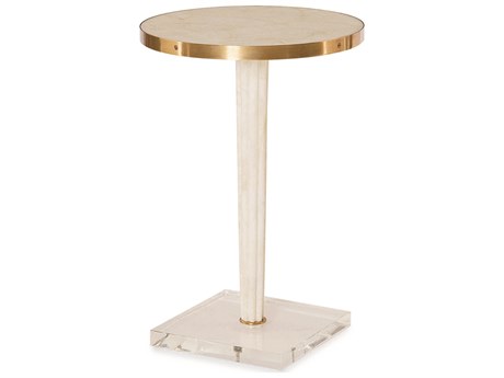 Century Furniture Grand Tour Round Stone End Table