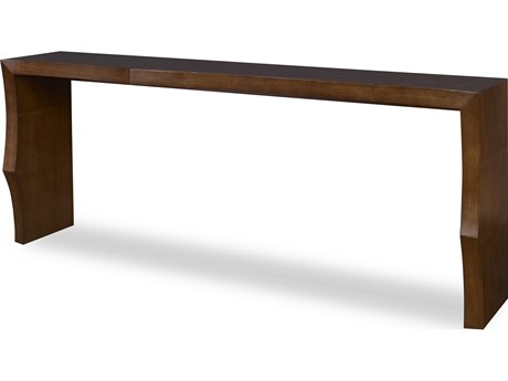 Century Furniture Grand Tour Rectangular Wood American Walnut Veneer Console Table