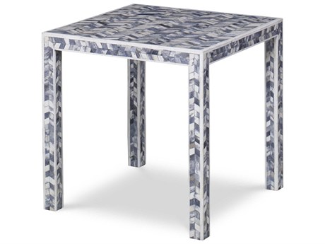 Century Furniture Grand Tour Square Bone And Resin End Table