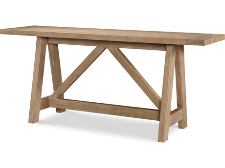 Century Furniture Grand Tour Rectangular Wood Natural Console Table