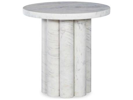 Century Furniture Grand Tour Tivoli Round Marble End Table