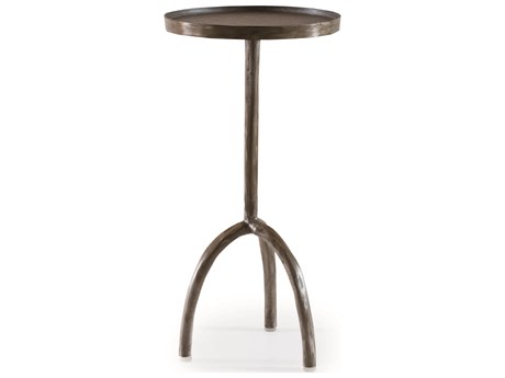 Century Furniture Grand Tour Round Metal Steel End Table