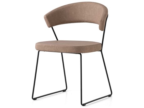 Connubia New York Beige Upholstered Side Dining Chair