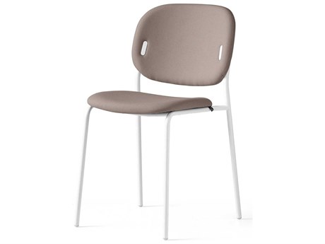 Connubia Yo! White Upholstered Side Dining Chair