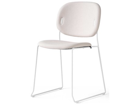 Connubia Yo! White Upholstered Side Dining Chair