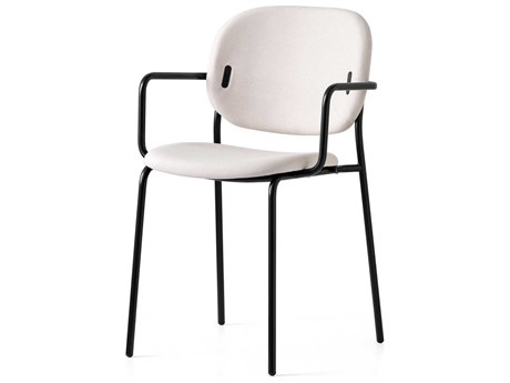 Connubia Yo! Beige Upholstered Arm Dining Chair