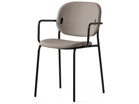 Connubia Yo! Beige Upholstered Arm Dining Chair