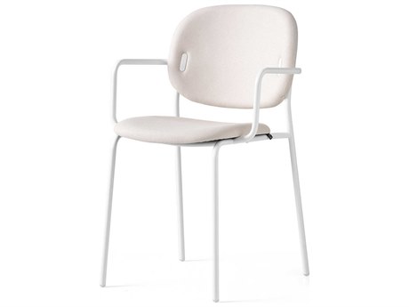 Connubia Yo! Beige Upholstered Arm Dining Chair