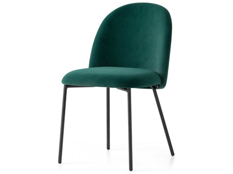 Connubia Tuka Black Upholstered Side Dining Chair
