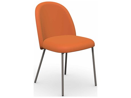 Connubia Tuka Orange Upholstered Side Dining Chair