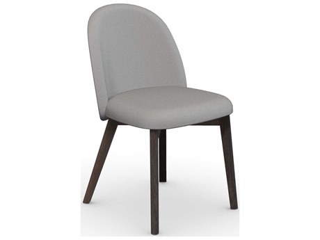Connubia Tuka Beech Wood Beige Upholstered Side Dining Chair