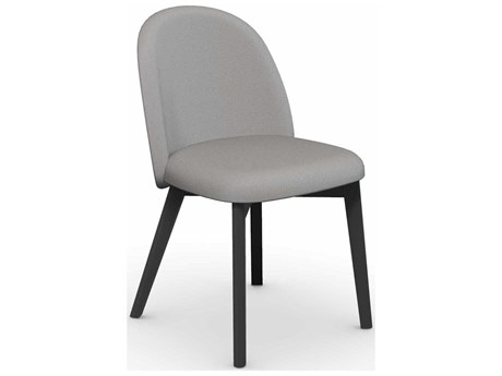 Connubia Tuka Beech Wood Beige Upholstered Side Dining Chair