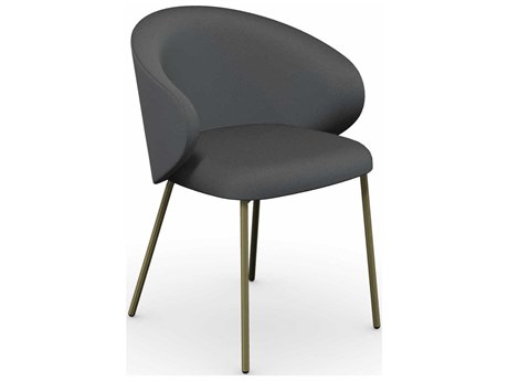 Connubia Tuka Black Upholstered Side Dining Chair