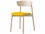 Connubia Clelia Saffron Yellow / Bleached Beech Side Dining Chair  CNUCB2120000002SKU00000000
