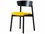 Connubia Clelia Saffron Yellow / Bleached Beech Side Dining Chair  CNUCB2120000002SKU00000000
