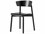 Connubia Clelia Beech Wood Black Fabric Upholstered Side Dining Chair  CNUCB2120000132SKU00000000