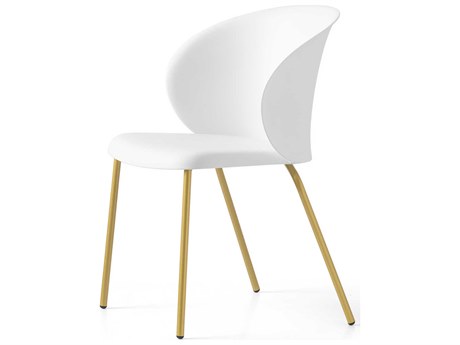 Connubia Tuka Brass Side Dining Chair