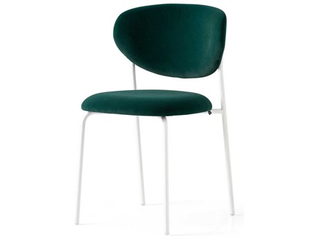 Connubia Cozy Green Upholstered Side Dining Chair