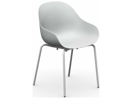 Connubia Academy White Arm Dining Chair