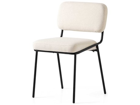Connubia Sixty Black Upholstered Side Dining Chair