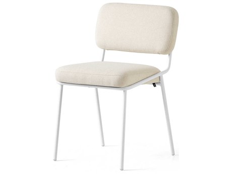 Connubia Sixty White Upholstered Side Dining Chair
