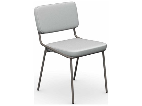 Connubia Sixty Gray Upholstered Side Dining Chair