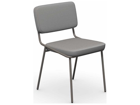 Connubia Sixty Gray Upholstered Side Dining Chair