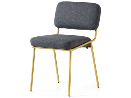 Connubia Sixty Black Upholstered Side Dining Chair