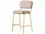Connubia Sixty Camel Brown / Painted Brass Side Counter Height Stool  CNUCB213900033LSLK00000000