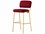 Connubia Sixty Sand / Painted Brass Side Bar Height Stool  CNUCB214000033LSKZ00000000