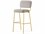 Connubia Sixty Burgundy / Painted Brass Side Bar Height Stool  CNUCB214000033LSLF00000000