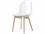 Connubia Academy Beech Wood Brown Side Dining Chair  CNUCB215900000226600000000